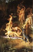 Emile Levy Death of Orpheus Sweden oil painting artist